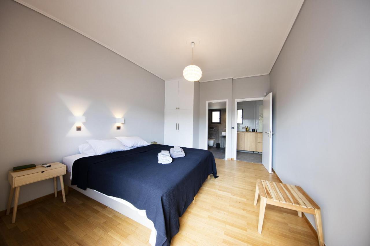 Super Modern Minimal Flat Nr Metro & Arch. Museum Daire Atina Dış mekan fotoğraf