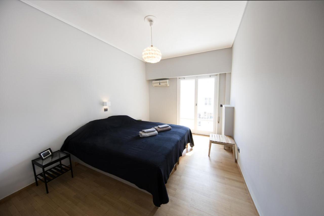 Super Modern Minimal Flat Nr Metro & Arch. Museum Daire Atina Dış mekan fotoğraf